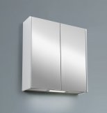 Зеркальный шкаф с двумя распашными дверьми с LED подсветкой дверей CEZARES 84217 