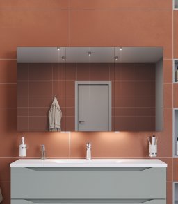 Зеркальный шкаф BelBagno SPC-3A-DL-BL-1200