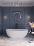 Ванна из искусственного камня Solid Surface BelBagno BB-MARINO-170-76-54-SSB