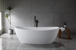 Ванна из искусственного камня Solid Surface BelBagno BB-UNIQUE-180-85-64-SSB