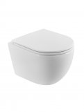 Унитаз подвесной безободковый с сиденьем и смывом TORNADO BelBagno COMPATTO