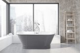 Ванна акриловая отдельностоящая BelBagno BB35-CF36