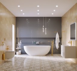 Ванна из искусственного камня Solid Surface CEZARES STREAM