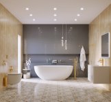 Ванна из искусственного камня Solid Surface CEZARES STREAM