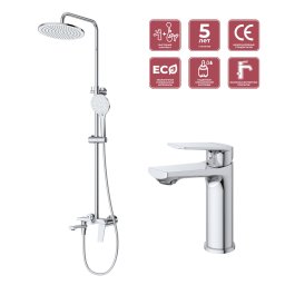 Комплект смесителей для ванной комнаты CEZARES COMFORT-CVD/LS-01