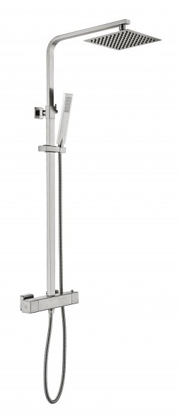 Душевая стойка с термостатическим смесителем BelBagno KRAFT-DOCM-T-IN