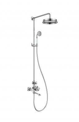 Душевая стойка с термостатическим смесителем и изливом CEZARES LIBERTY-F-CVD-Т