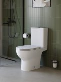 Унитаз-компакт с сиденьем и смывом TORNADO BelBagno LOUNGE-TOR-2 BB2802CP/T-TOR/SC