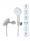 Смеситель для ванны и душа BelBagno AURORA-VASM-CRM