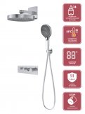Душевой набор с термостатическим смесителем CEZARES RAIN2-SET-T