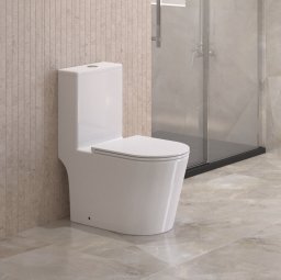 Унитаз-моноблок безободковый с сиденьем Belbagno TRE-TOR