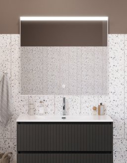 Зеркало в алюминиевой раме с подсветкой BelBagno SPC-UNO